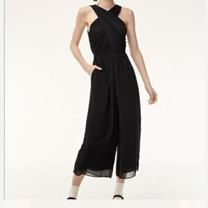 ARITZIA Little moon Arabesque jumpsuit. Bramd new with Tags. Black size 8.